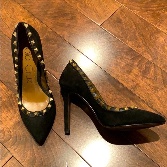 LOLA CRUZ leather / suede shoes pumps size 36 / 6 - Picture 2 of 7